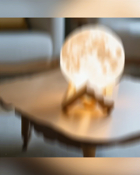 LAMPARA LUNA TACTIL 3D